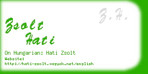 zsolt hati business card